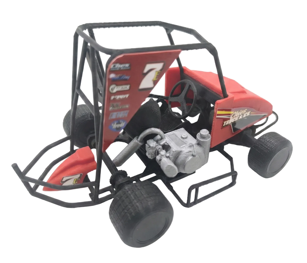 3D Printed Outlaw Kart Model Clone